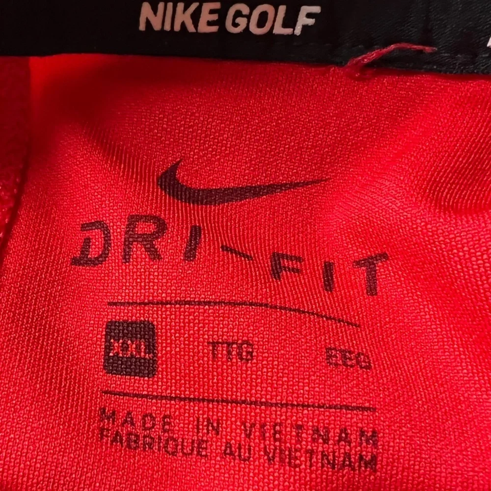 Nike Men's Red Polo Golf Shirt Short Sleeve Size XXL Chest